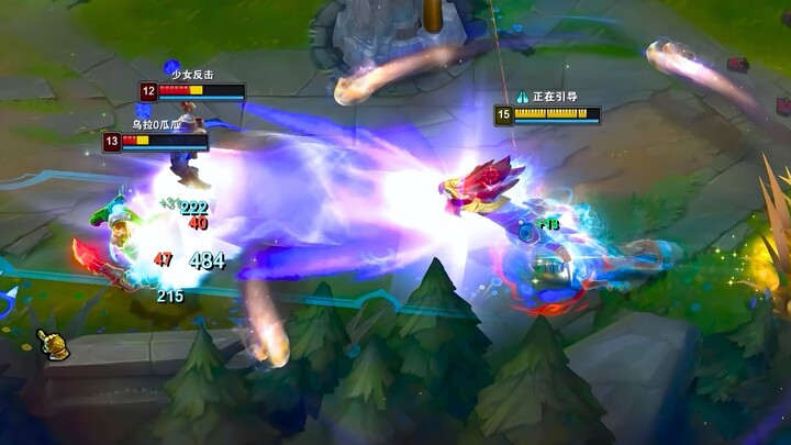 Highlights of the old version’s Dragon King Infinity Fire mode: with a Magic Penetration Luden, 1,00