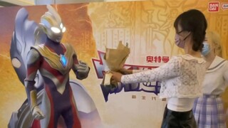 我在特利迦见面会上给他送了一束白玫瑰