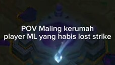 jangan pernah ganggu player ML yang habis lost streak#zaintemanime #fyp #fypシ #lucu #videolucu #meme