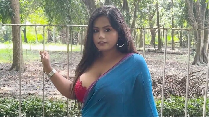 Dilse Saree Feat. Bristi I Sareelover I Blue Cotton Saree I Outdoor Saree Video