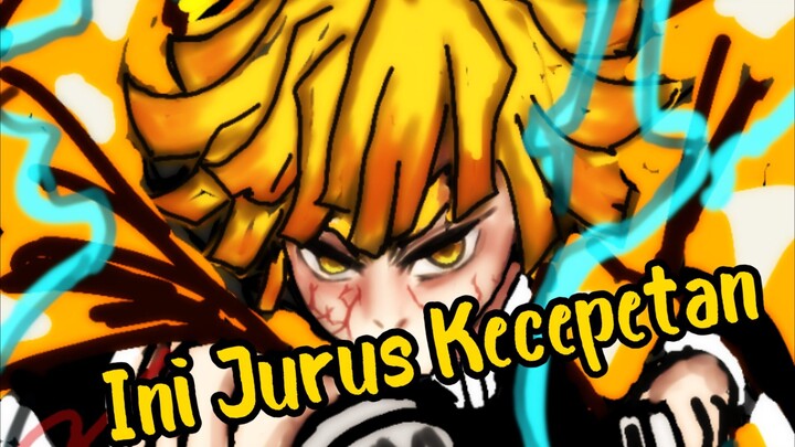 Kaigaku POV at 0.00001sec - Zenitsu Flaming Thunder God