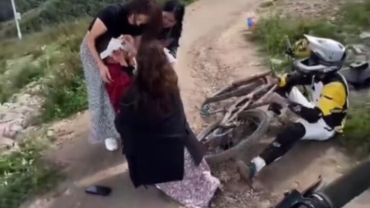 Breaking News! Child Hit by Mountain Bike
