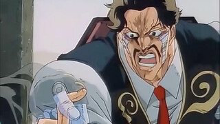 他使出一招以血蒙眼趁机偷袭，承太郎全力挥出一拳
