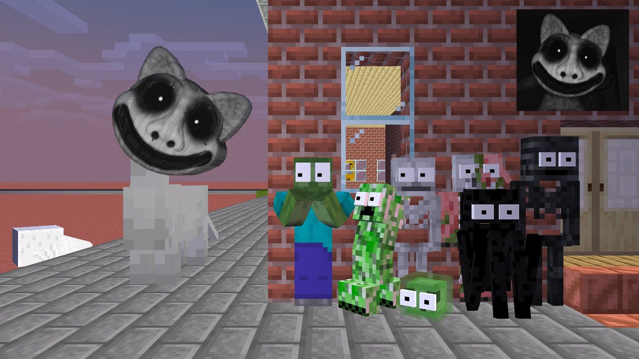 Monster School: Eyes The Horror Game Challenge - Minecraft Animation 