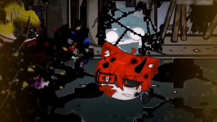 FNF Dark Takeover: Twinkle flashes but it is a dog head animation (the clarity has been optimized an