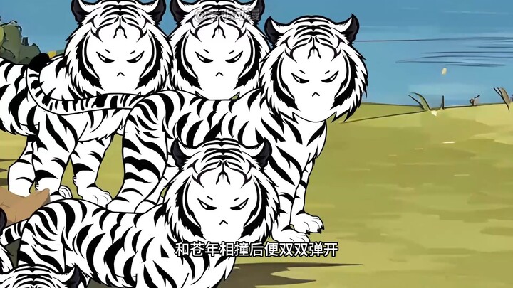 "Self-disciplined Tiger Tiger" Tiger brother and Cang Nian failed in a one-on-one duel, Tiger father