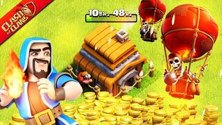 ปล้นบ้าน 5 อย่างง่ายด้วยบอลลูน  บ้านใหม่ EP.6 (Clash of Clans)