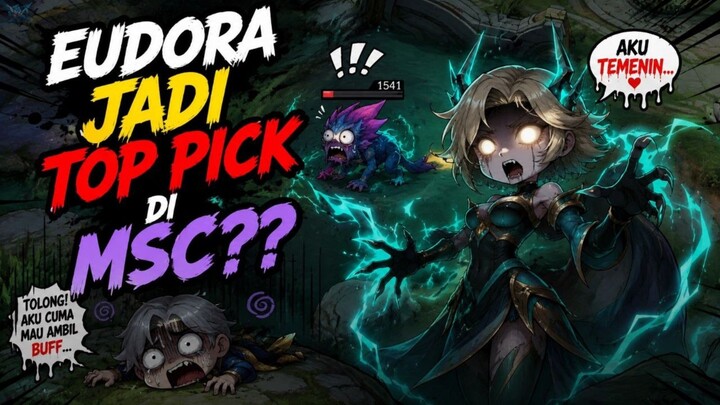EUDORA ⚡ MODE HOROR ON 🔛 | MLBB | EUDORA EXE