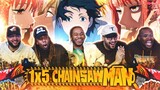 MAKIMA SAID WHAT!? Chainsaw Man Ep 1x5 REACTION! "Gun Devil"