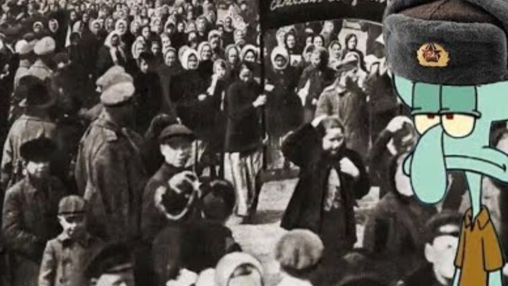 [คำบรรยายภาษาจีน-อังกฤษ] Squidward มีส่วนร่วมในปฏิวัติรัสเซียหรือไม่?