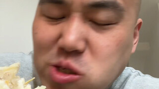 Forced to fake a meal.