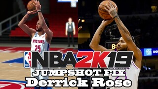 Derrick Rose Jumpshot Fix NBA2k19