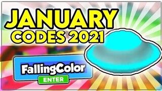 All "New Update Working Codes 2021 in Roblox Falling Color Block