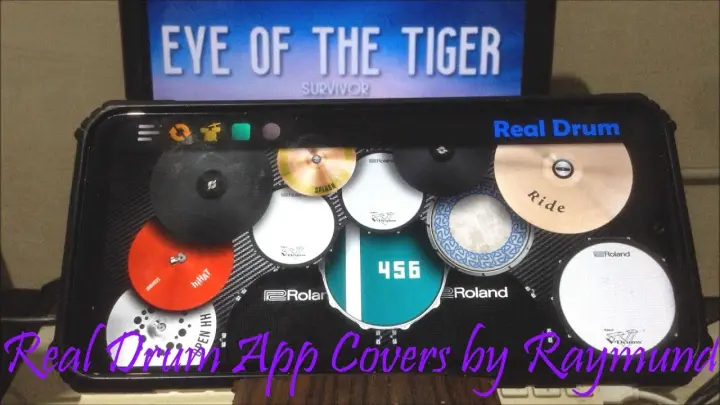 SURVIVOR - EYE OF THE TIGER | Real Drum App Covers by Raymund| Real Drum App Covers by Raymund