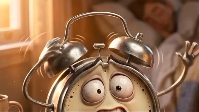 Ever wondered how your alarm feels? #ObjectTalk #AlarmLife #Relatable