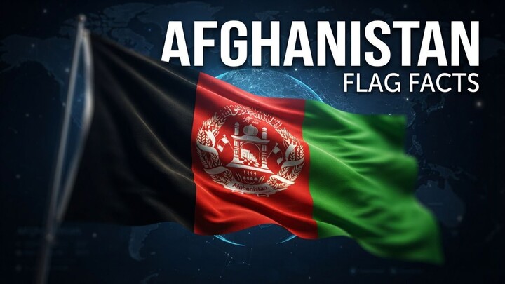 Afghanistan Flag 🇦🇫 | 3D Animated Flag & Flag Facts