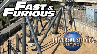 Universal Studios Hollywood - Fast & Furious Hollywood Drift Construction Progress Is Wild!
