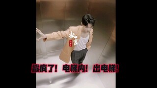 Shark is crazy! In the elevator! Out of the elevator! He is confident! Comfortable! Relaxed! GUCCI a