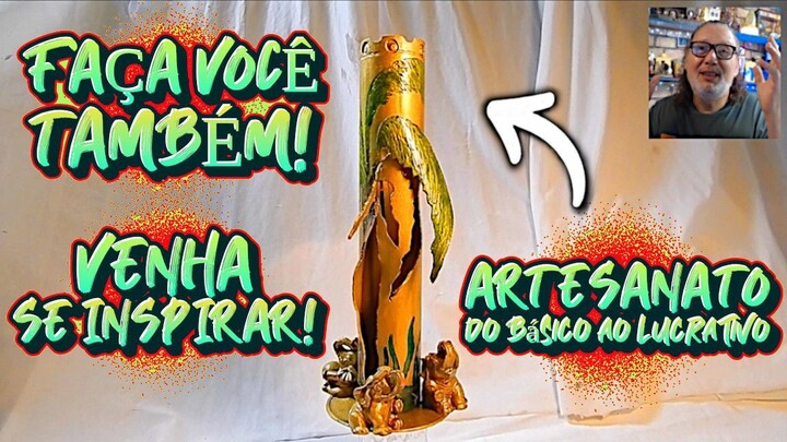 Incensário feito com PVC