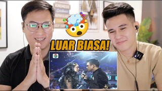Fildan dan Lesti - Gerimis Melanda Hati (Konser Kemenangan) | SINGERS REACTION