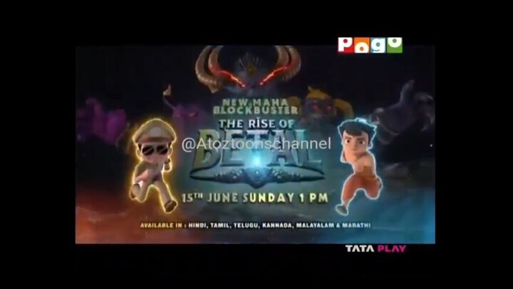 Chhota Bheem Aur Little Singham The Rise of Betal Starts 15th June Sunday 1 PM On Pogo TV