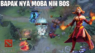 COMEBACK MAININ BAPAK NYA MOBA KARENA SUDAH DI UNBLOCK - LINA DOTA 2 GAMEPLAY