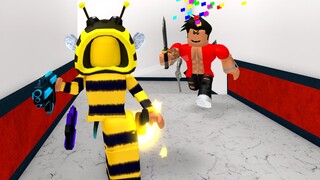 DESTROYING Toxic TEAMERS as a BEE in Roblox Murder Mystery 2..