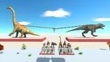 TUG of WAR Carnivore vs Herbivore - Animal Revolt Battle Simulator