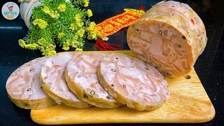 Cách làm JAMBON THỊT NGUỘI vừa dễ vừa ngon, không chất bảo quản | Bếp Của Vợ