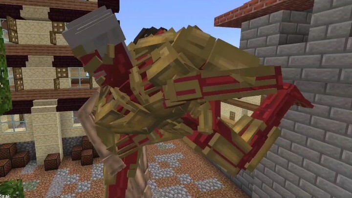 Minecraft Attack on Titan server promotion