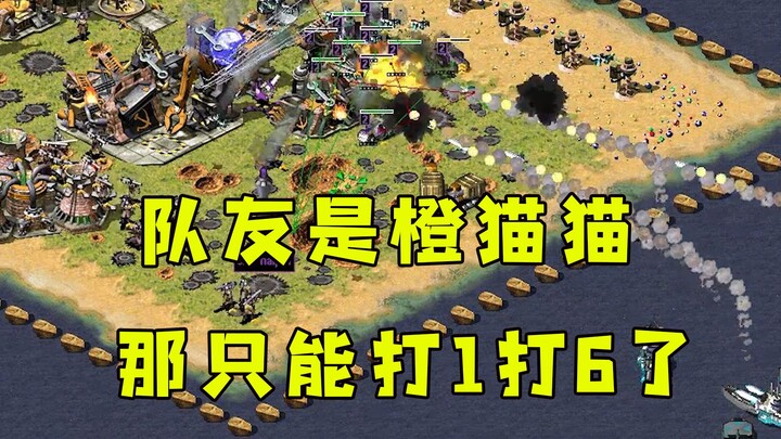 Red Alert bất công quá, mỗi hai người chỉ được một ô đất! Đồng đội lại là Long Ngọa Cam Miu thì chỉ 