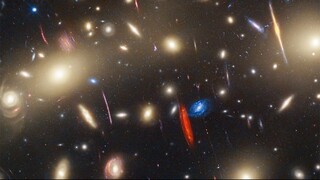 Som ET - 35 - Universe - Galaxy cluster MACS 0416 (Hubble and Webb)