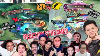 RETRI ALBERT GG GILA YVE LEMON ALIEN - REACTION STREAMER RRQ VS ONIC MPL ID S10