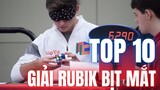 Top 10 Cuber giải Rubik Bịt Mắt nhanh nhất thế giới!! || RUBIKBMT