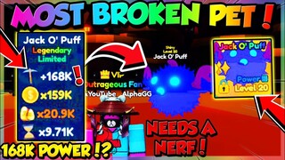 *168K POWER!?* ❌NERF THIS NEW HALLOWEEN PET!! (Mining Simulator 2 Roblox)