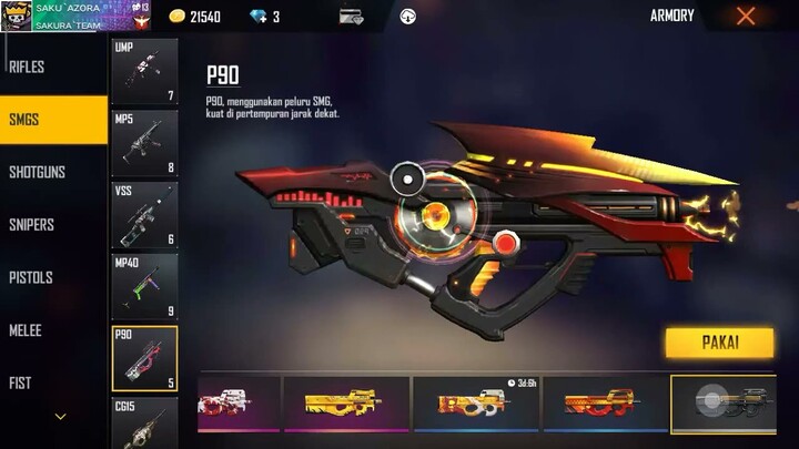 CONFIG SENJATA FREE FIRE TERBARU