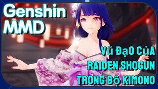 [Genshin, MMD] Vũ Đạo Của Raiden Shogun Trong Bộ Kimono