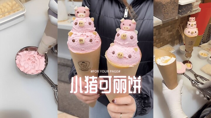 🧁 Tiga pancake babi kecil yang lucu 🐷🐷🐷