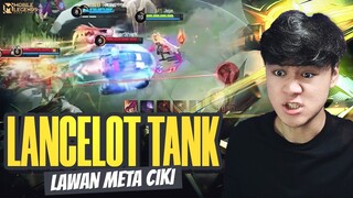 CARA LAWAN META CIKI PAKE LANCELOT TANK DI RANK TINGGI - Mobile Legends