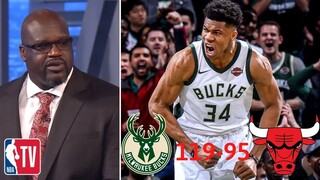 NBA Gametime reacts to NBA Playoffs Game 4: MIL Bucks destroy BUF Bulls 119-95, Giannis 32 Pts