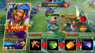 TRY THIS BRUNO FULL DAMAGE BUILD TO EASILY BURST ENEMY! BRUNO BEST BUILD AND EMBLEM SET 2022 - MLBB