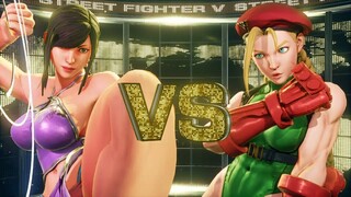 SFV CE💥Santarouchan (Chun Li) VS Cammy 💥SF5💥SV GAMES💥