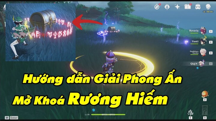 [Genshin Impact] Hướng Dẫn Giải Đố Mở Khoá Rương Hiếm Bị Phong Ấn Ở Hẻm Núi Musoujin // Nguyên Kỷ