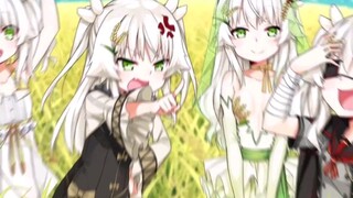 如果你家大米都变成了白发美少女，你会忍心下口吗~