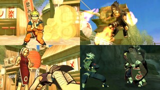 All Jutsus - Naruto Ultimate Ninja Heroes (HD)