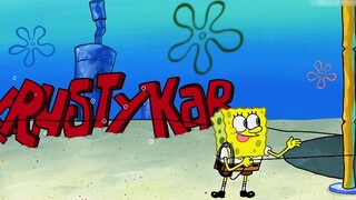 SpongeBob has obsessive compulsive disorder and uses only a piece of thread to make Bikini Bottom di