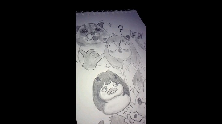 Doodle pencil sketch