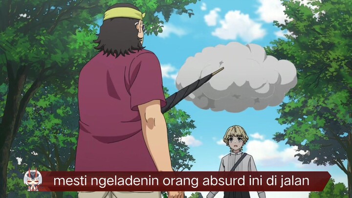 #KompetisiKreasiUnggahan3 , ketika payung favorit lu dibawa orang absurd di jalan