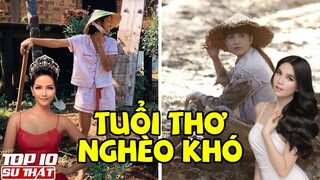 Xót Xa Tuổi Thơ Cơ Cực Trước Khi Nổi Tiếng Của Sao Việt | Top 10 Nổi Tiếng