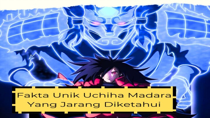 Fakta Unik Uchiha Madara Yang Jarang Diketahui